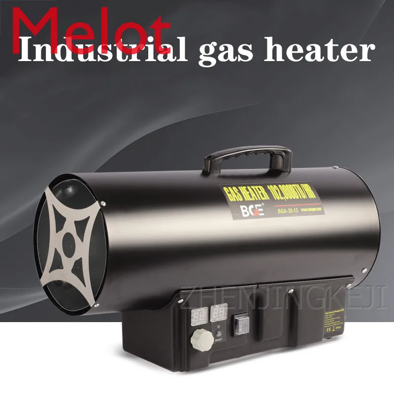 

30KW Industrial Gas Heater liquefied Gas Warm Hot Fan Breeding Site Factory Warmer Greenhouse Insulation Portable Heater