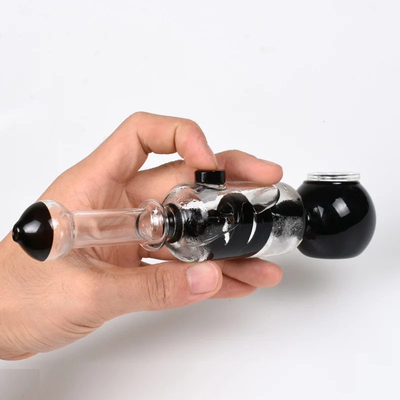 Стеклянный Бонг Dab Rig Freeze Pipe Kit 20 мм курительная труба Съемная стеклянная чаша замороженная камера с охлаждением фильтрация для сухой травы/воскового масла