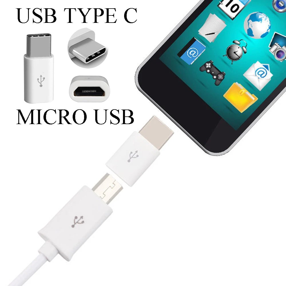 Адаптер mi cro USB для type C для Xiaomi mi 8 Red mi Note 7 huawei P20 Lite Oneplus 6 samsung S8 Plus S9 Note 9 USB C адаптеры