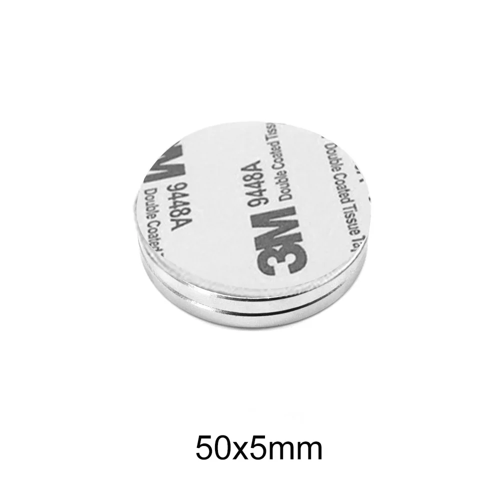 Мощный цилиндрический редкоземельный магнит 50x5 мм Круглые неодимовые магниты