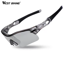 WEST BIKING поляризационные велосипедные очки UV400 фотохромные спортивные очки MTB велосипедные походные очки мужские стеклянные велосипедные очки es
