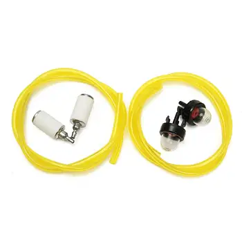 

1.8Ft Tygon Fuel Lines Filter Snap In Primer Bulb Chain Saw Hose Fuel Filter For Poulan Craftsman Trimmer Brush Cutter