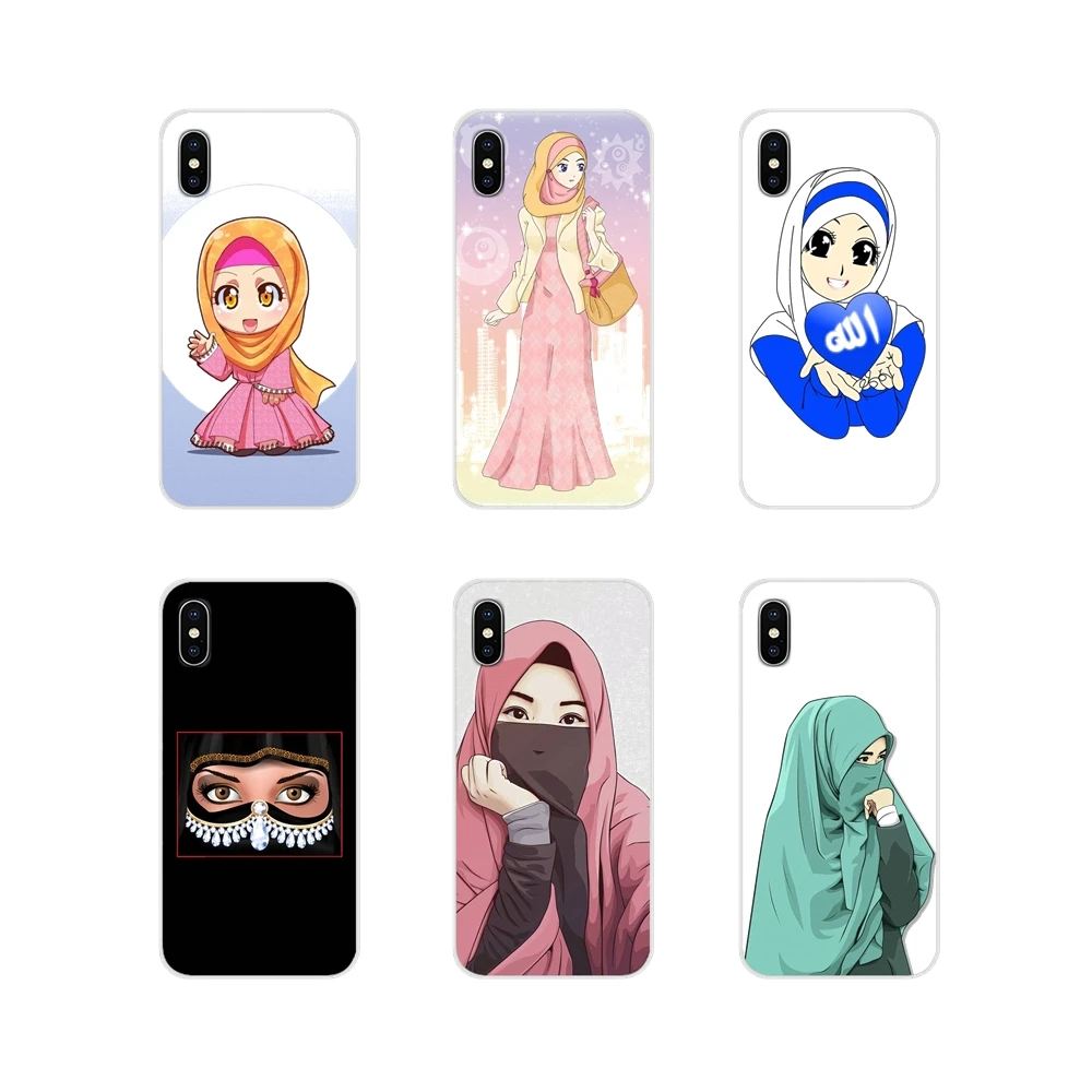 Accessories Phone Cases Covers Muslim Islamic Gril Eyes For Samsung Galaxy S2 S3 S4 S5 Mini S6 S7 Edge S8 S9 S10E Lite Plus | Мобильные