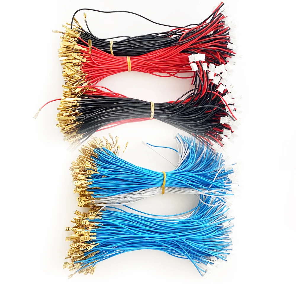 20PCS 2.8mm 4.8mm terminal female connector 2 pin plug Cable joystick /button wires For Arcade Game Machines Accessories