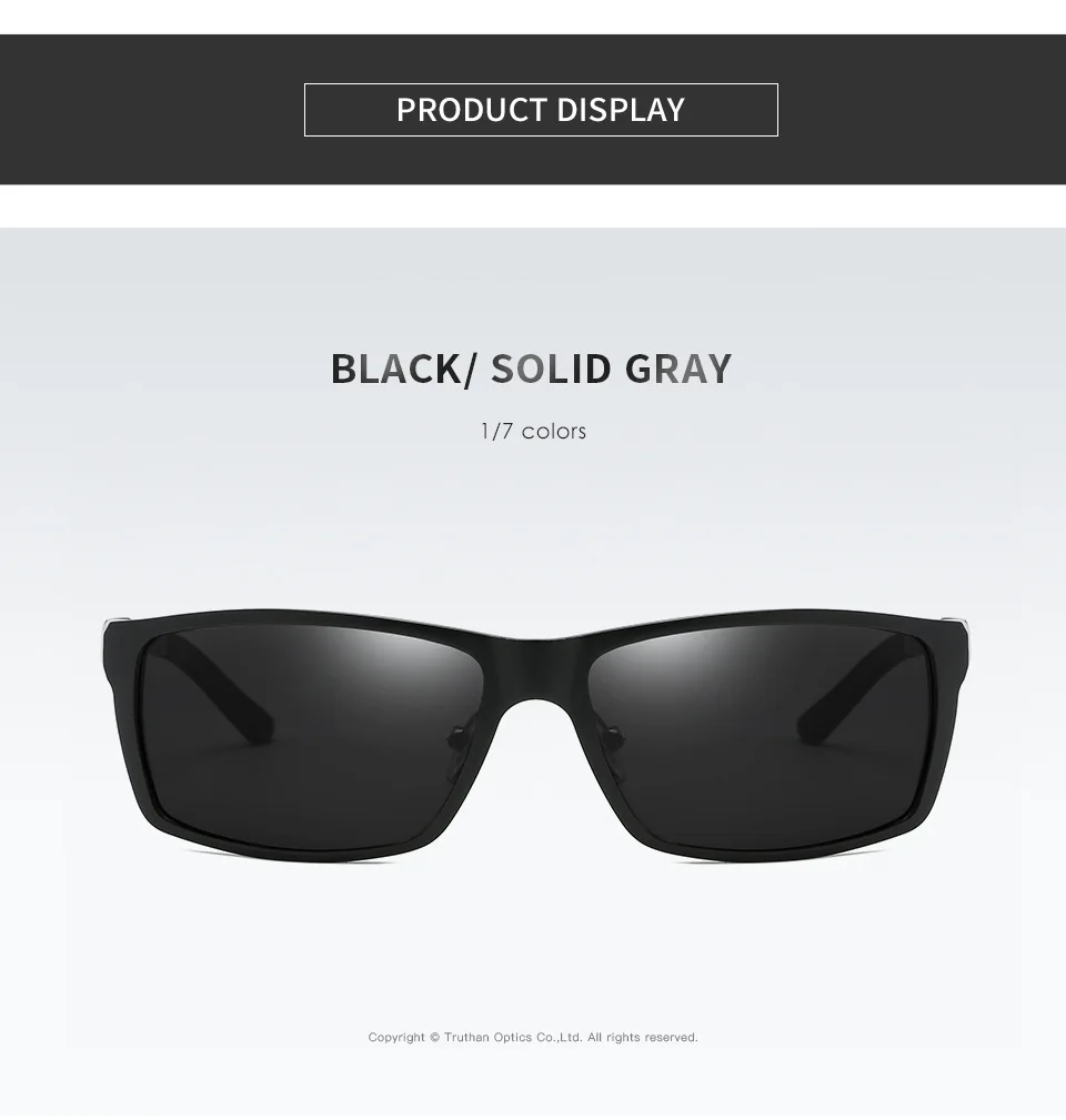 High Quality Mens Aluminum Sport Sunglasses Wrap-Around Rectangle Polarized Sun Glasses for Men Driving Sunglass Anti-glare 5089