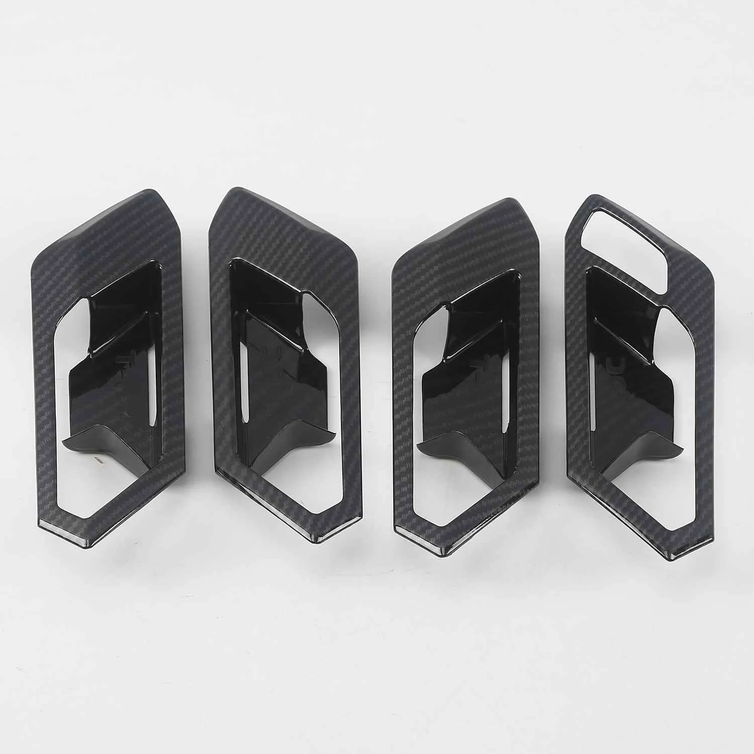 product picture Lsrtw2017 углеродного волокна Автомобильная дверь ABS внутренняя ручка чаши планки украшения для volkswagen t-roc vw - Название цвета: product picture