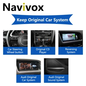 Image 4 - Navivox 8.8 inch Android 10 Car Radio DVD For Audi A4 B8 A4L 2009 2012 Multimedia Audio GPS Navigation Stereo Head Unit WiFi