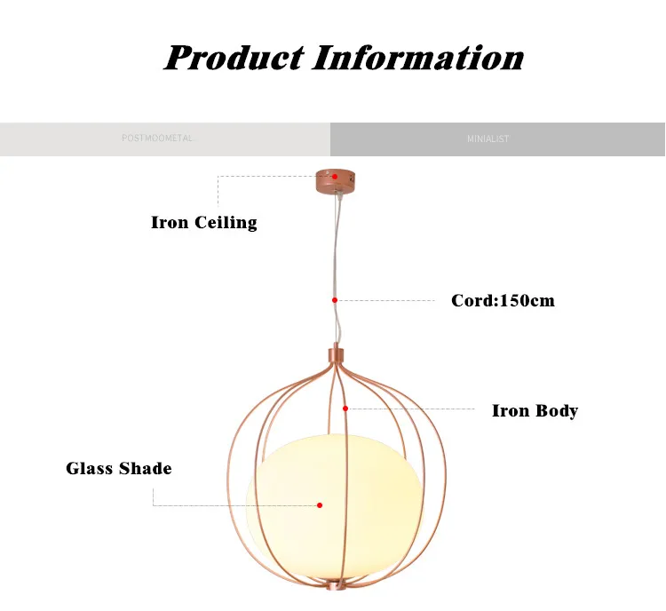 HOOP PENDANT LAMP | GLOBE PENDANT LIGHT - Lodamer