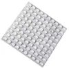 100 Pcs Self Adhesive Round Silicone Rubber Bumpers Soft Transparent Black Anti Slip shock absorber Feet Pads Damper ► Photo 3/3