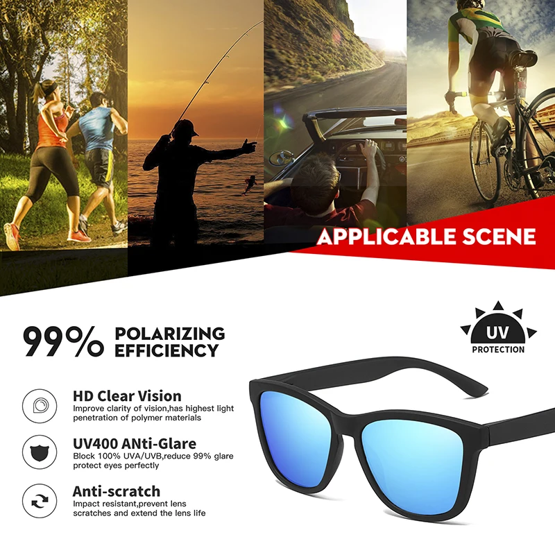 AOFLY, фирменный дизайн, модные поляризационные солнцезащитные очки для мужчин и женщин, квадратные мужские солнцезащитные очки для рыбалки, женские очки zonnebril heren UV400