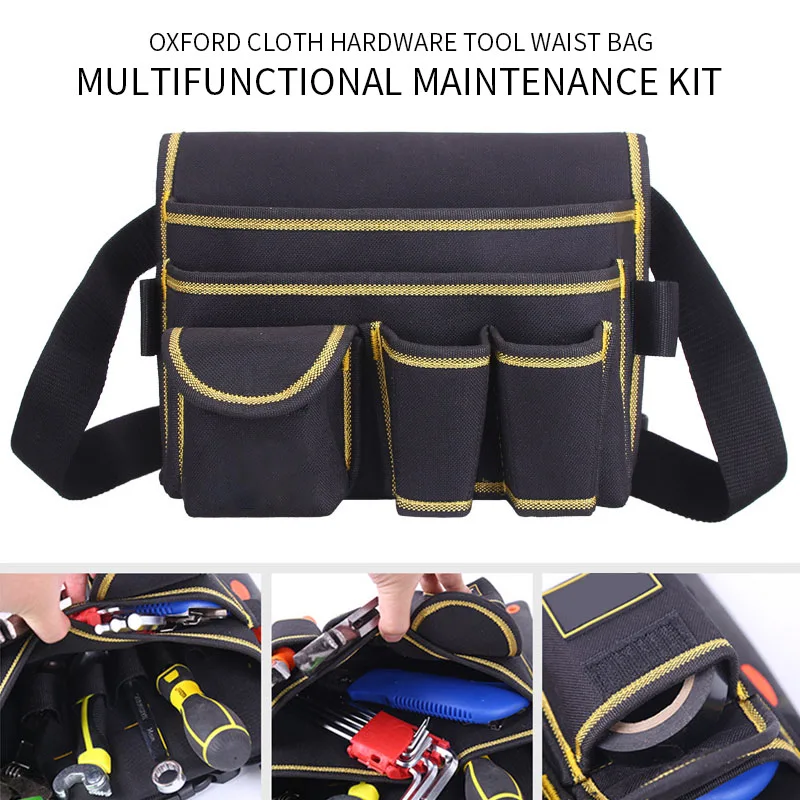 Multi Electrician Tools Bags Waist Pocket Pouch Belt Waterproof wear resistant