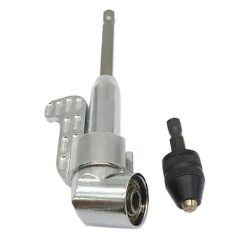 

Angle Driver Screwdriver Bit 1/4 Inch Keyless Drill Bit Quick Connect Chuck Set