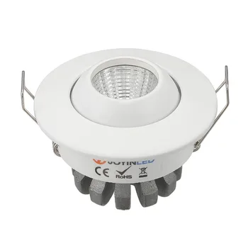

Adjustable Round Mini LED Spotlight LED Ceiling Down Lamp 3W Surface Mounted Light Bulbs For Cabinet