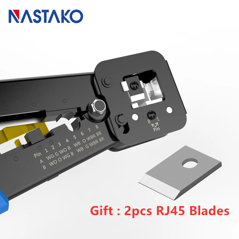 Инструмент NASTAKO RJ45 EZ rj45 обжимной инструмент Обжимные Щипцы RJ11 RJ12 Cat5 Cat6 для