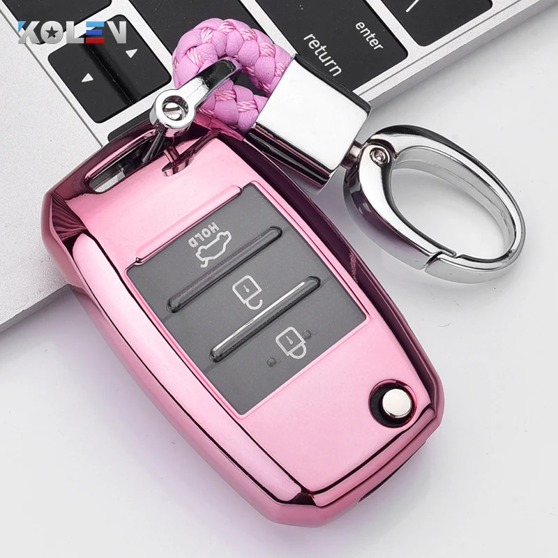 Cover chiave telecomando per KIA K2 RIO 3 Sportage 4 K3 Ceed Cerato K4 Picanto k5 Picanto Stinger 2017 2018 - H421a1e4f32ab4e5a8dca7cf5d80ff9f5H