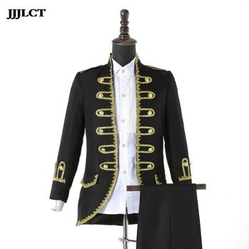 

European-style photo studio photography adult European court dress men's costumes Prince Charming stage retro performance