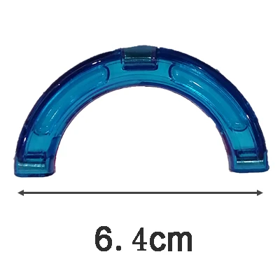 1pcs Magnetic DIY building blocks parts construction toys for toddlers Designer magnetic toys Magnet model building toys semicircle