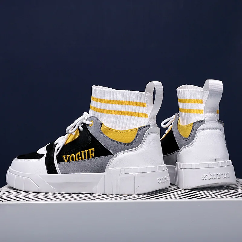 

Autumn Hight-top Sports MEN'S SHOES Students High State Basketball Shoes Men's Stylish Sneaker Men's Versatile Online Celebrity
