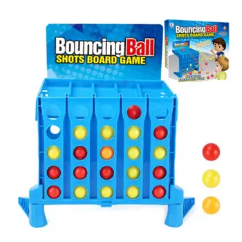 

Connect Bouncing Ball Linking Shots Family Puzzle Board Game Educational Toys Multiple players Simple set-Up Foldable Toy
