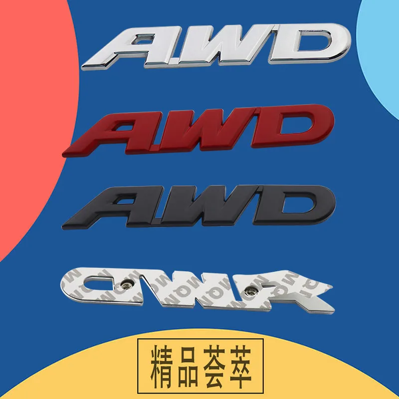 3D 프리미엄 빅 AWD 4 륜 구동 SUV V6 SUV 오프로드 자동차 펜더 트렁크 리어 네임 플레이트 데칼 엠블럼 배지 스티커