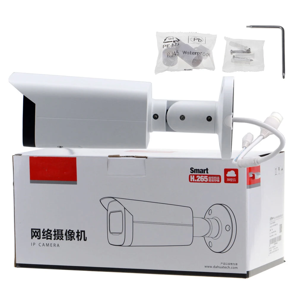 Камера Dahua 6 МП IP 2 7 ~ 13 5 мм кратный зум объектив VF встроенный микрофон слот для SD