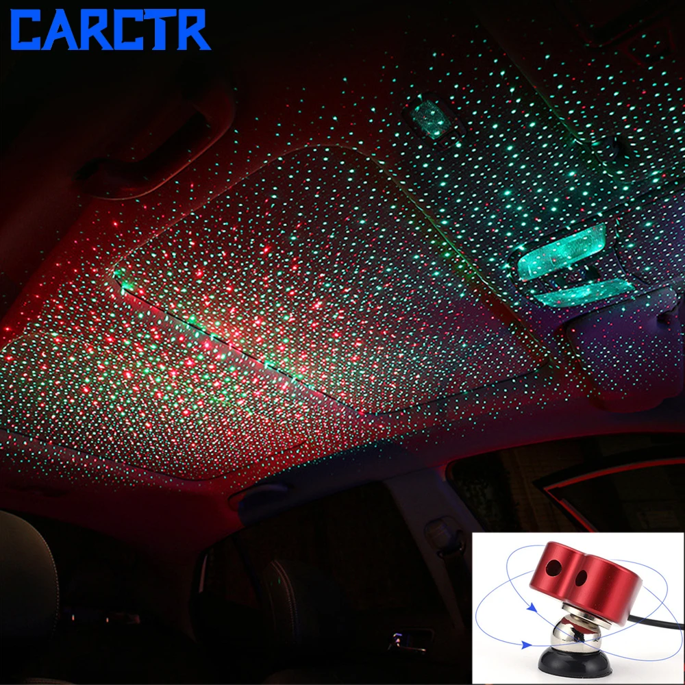 CARCTR звездное небо автомобильный интерьерный светильник атмосфера DJ RGB Музыка