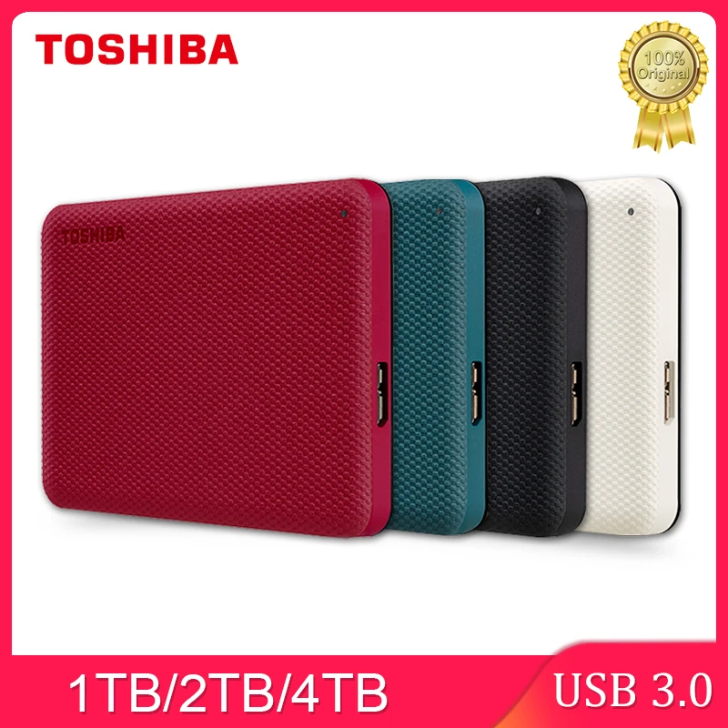 Toshiba Canvio Advanced V10 USB 3.0 2.5  1TB 2TB 4TB HDD Portable External  Hard Drive Disk Mobile 2.5 For Laptop Computer