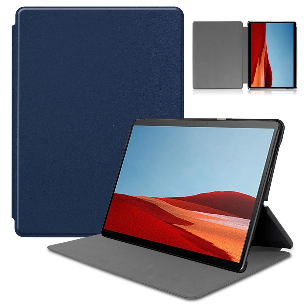Для microsoft Surface Pro X чехол из искусственной кожи чехол-подставка для Surface ProX 13 дюймов планшет защитный чехол-книжка