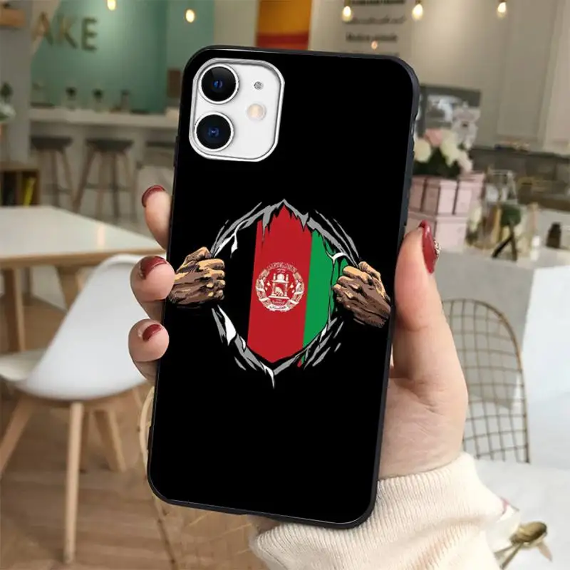 case for iphone se Yinuoda Afghan Afghanistan Flag Phone Case for iPhone 11 12 13 mini pro XS MAX 8 7 6 6S Plus X 5S SE 2020 XR cover cute iphone se cases