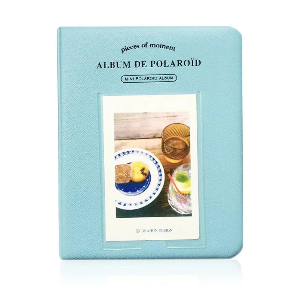 3 дюйма 64 карманы Фотоальбом Синий для пленочной фотокамеры Polaroid Instax mini7s 8 25 50 90