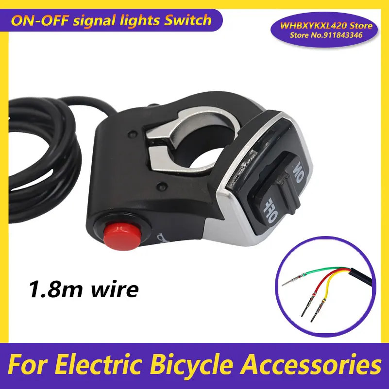 Electric Bike Scooter Horn Turn Switch Button Start Handlebar