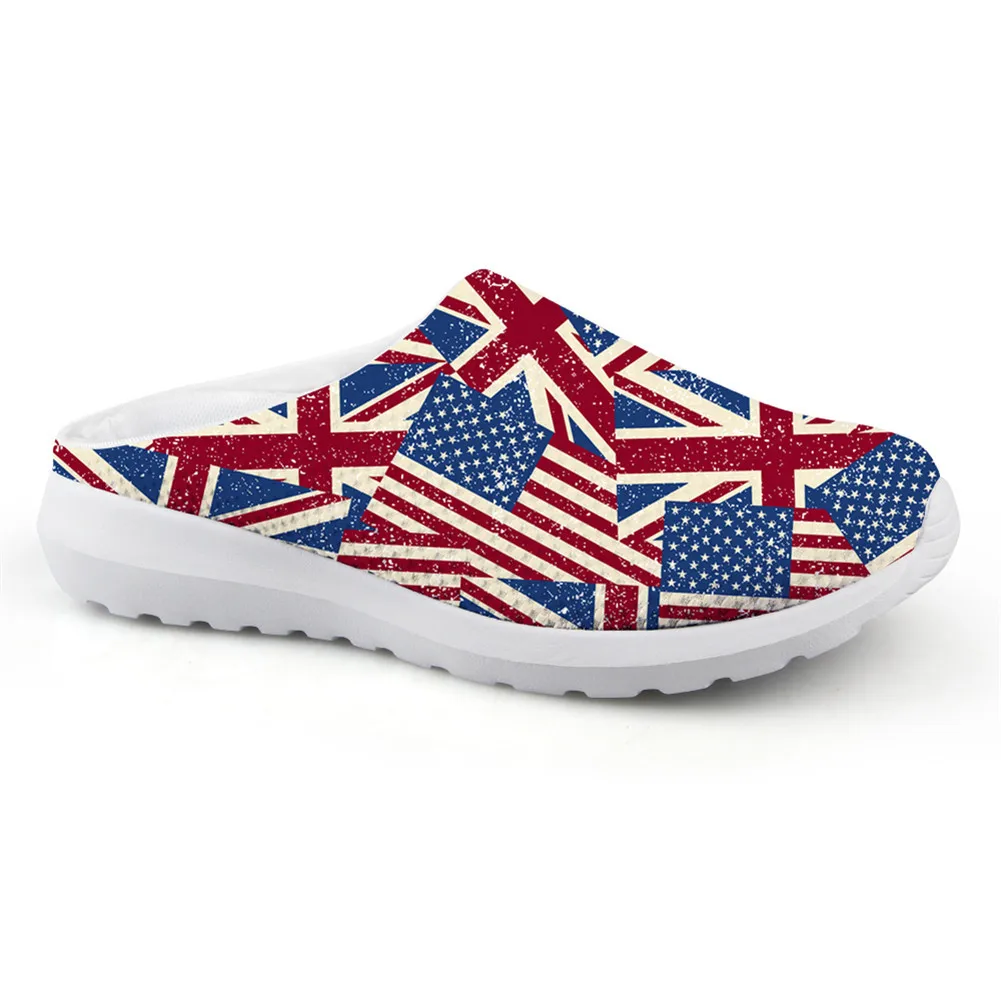 

Cool Sandals Mesh Closed-toe Hole Slippers Shoes through Mesh Breathable WOMEN'S Slippers Large Size