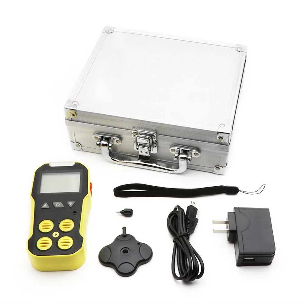 

4 in 1 Gas Detector Suit For H2S O2 CO LEL Oxygen Carbon Monoxide Combustible Alarm Screen Air Quality Detector Gas Analysis