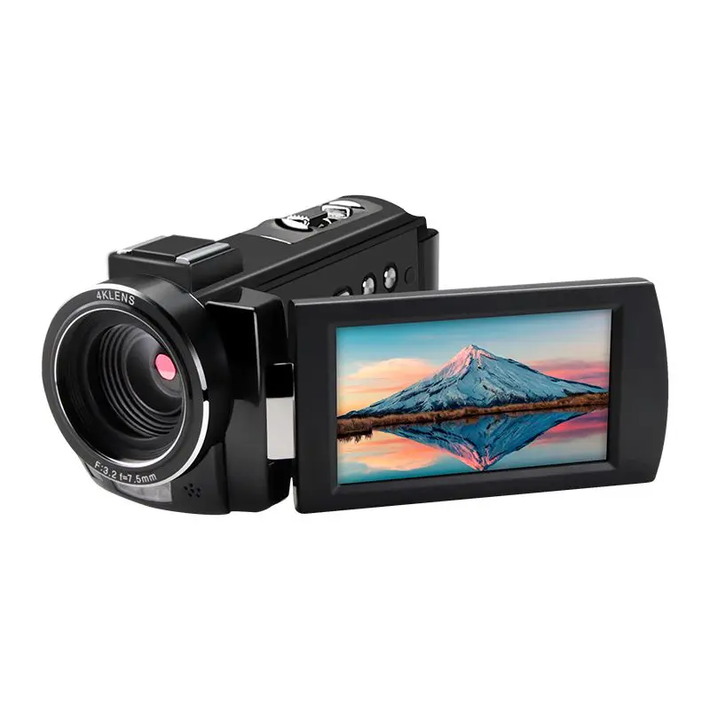 Portable AE8 Digital Camera Camcorder Support Max 128GB 16X Zoom Infrared Night Vision Shooting 4K Ultra HD Video Resolution