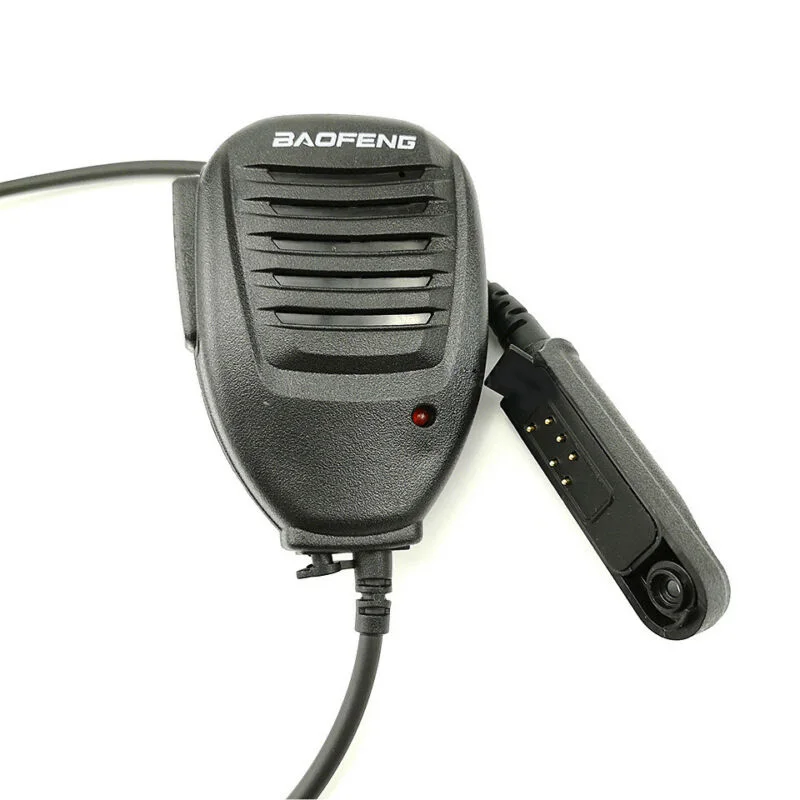 Динамик микрофон Walkie Talkie микрофон с 360 градусов зажимы для Baofeng UV-9R 1* рация микрофон