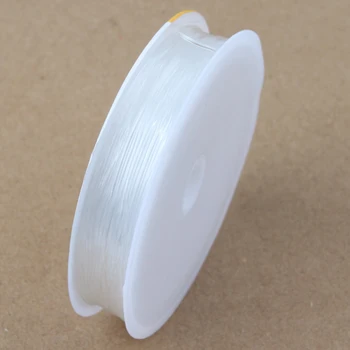 

1 Roll Plastic Transparent Stretch Elastic Crystal Line DIY Bracelet Necklace Accessories Jewelry Making Supply Wire String
