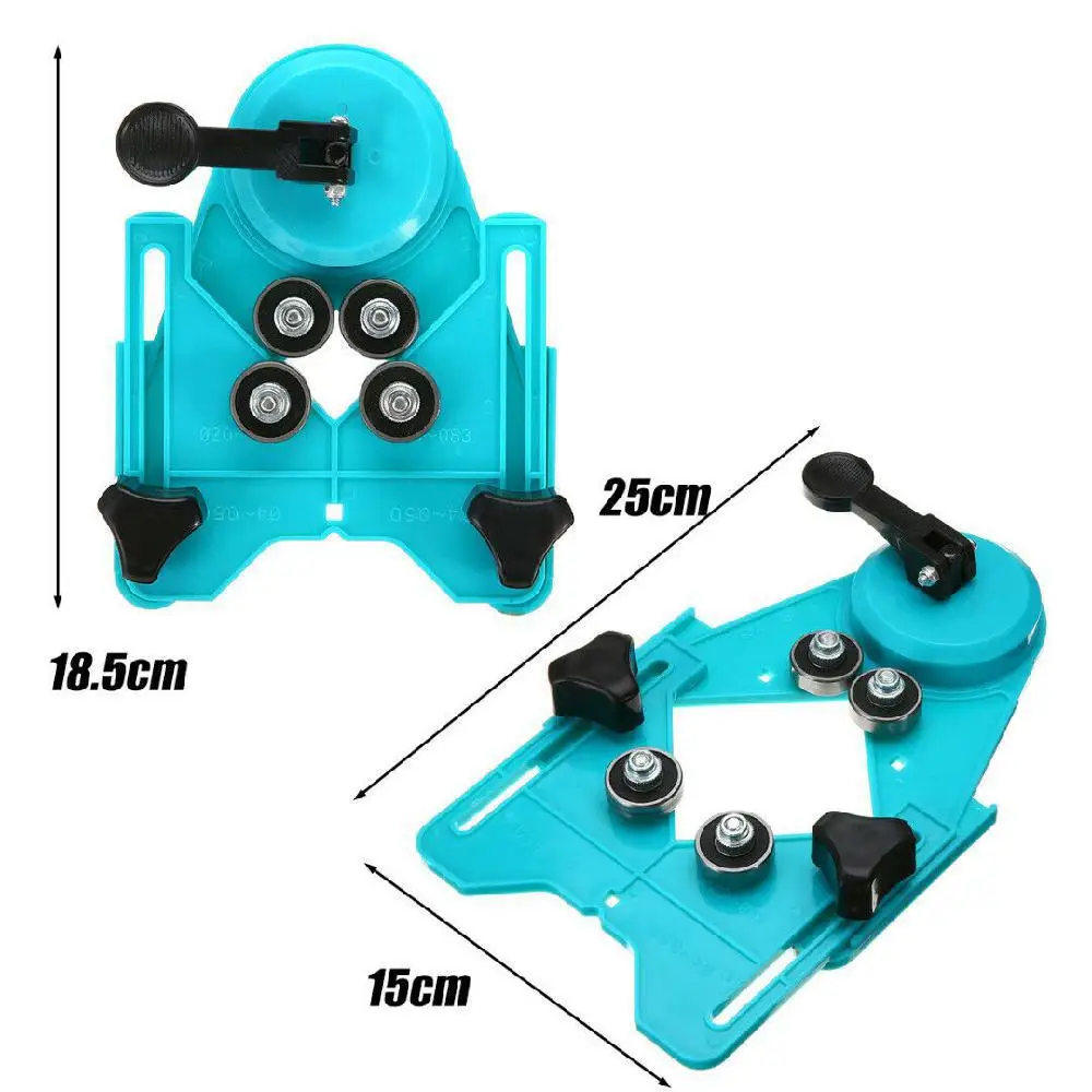 Регулируемый Керамический для плитки стекла отверстие РАСПИЛОВОЧНЫЙ станок направляющий позиционер открывания 4 мм-83 мм
