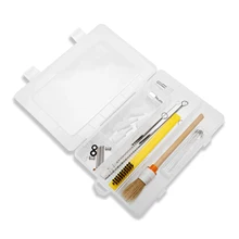 Специальная Чистящая Коробка Набор для распылителя пистолет-распылитель моющего средства набор для экрана шарнир пружинная щетка Аэрограф специальный чистящий ящик