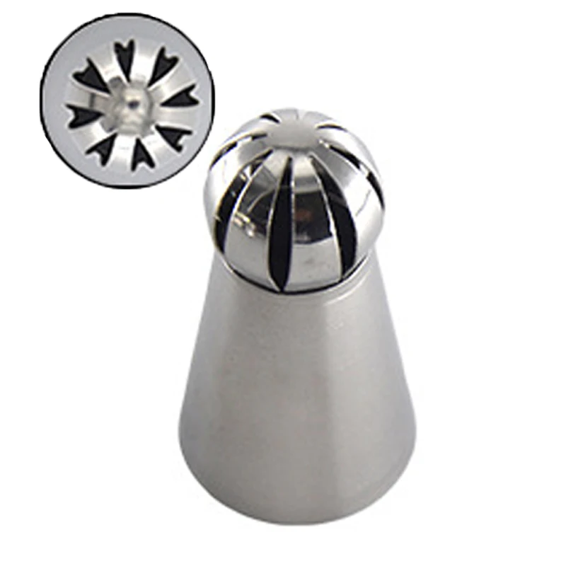 

1 Pcs Pastry Piping Flower Mouth Cake Baking Tool Mouth Pastry Tips Stainless Steel Cake Decorating Mouth Cream Nozzle