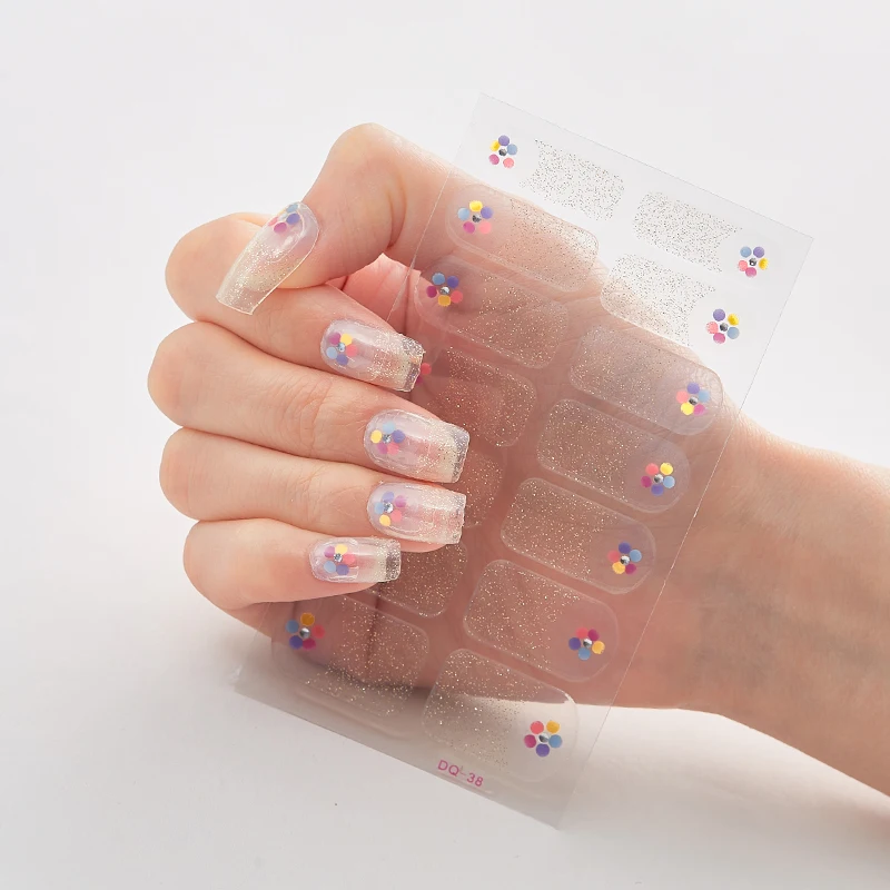 

Glitter Series Powder Sequins Lucency Decals Plain Stickers Nails Sticker Designer Designer Nail Decals Nails Art Decoration