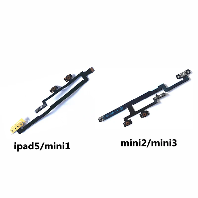 Power ON OFF Switch  Key Flex Cable For iPad 2 3 4 5 6 Air 2019 Mini 1 2 3 4 5 Volume Audio Mute Button Repair Parts
