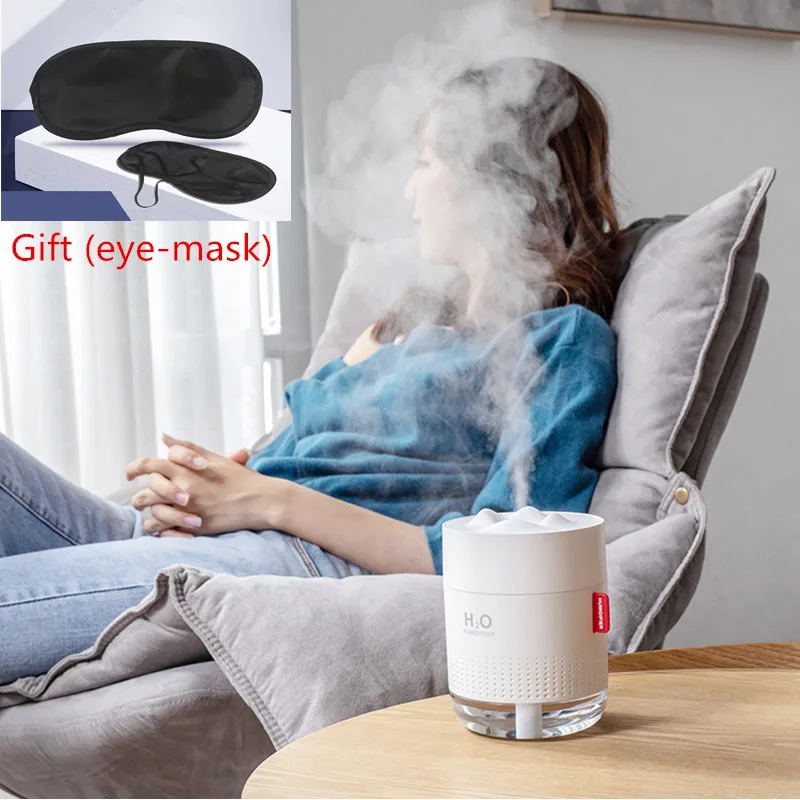 500ML Große Kapazität Ultraschall luftbefeuchter mit Romantische Lampe USB Auto Nebel Maker Aroma Öl Diffusor Aromatherapie Luftbefeuchter