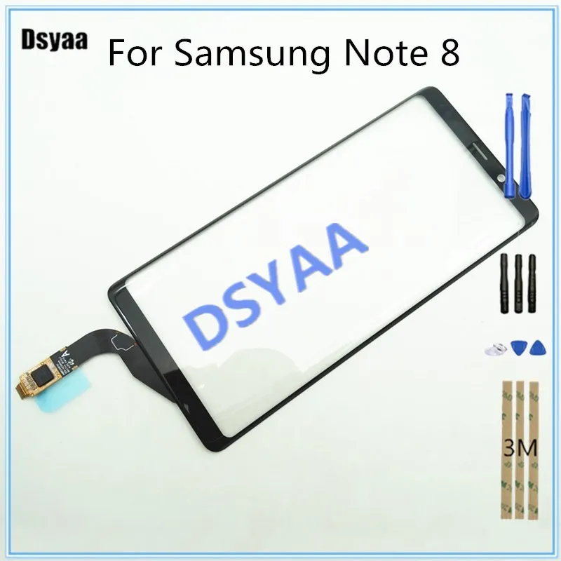 Для samsung Galaxy Note 8 для N950U N950W N950FD N950F сенсорный экран Стекло сенсор дисплей дигитайзер внешнее стекло с инструментами