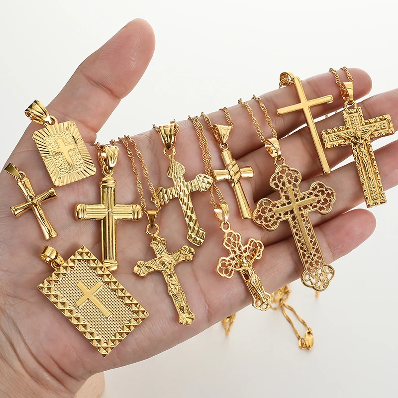 Fashion Cross Chain Necklace For Women 