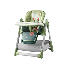 Chaise haute à dossier confortable pour bébé, Installation gratuite, repose pieds à 3 niveaux, réglable en hauteur, Table pour enfants