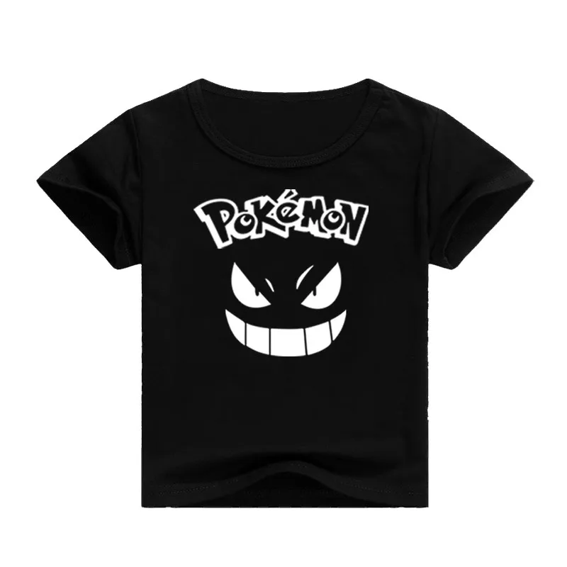 Pokemon Gengar Luminous Children T-shirt 3D Printed Kids Clothes Baby Boys Girls Casual T-shirt Summer Short Sleeve T-shirts