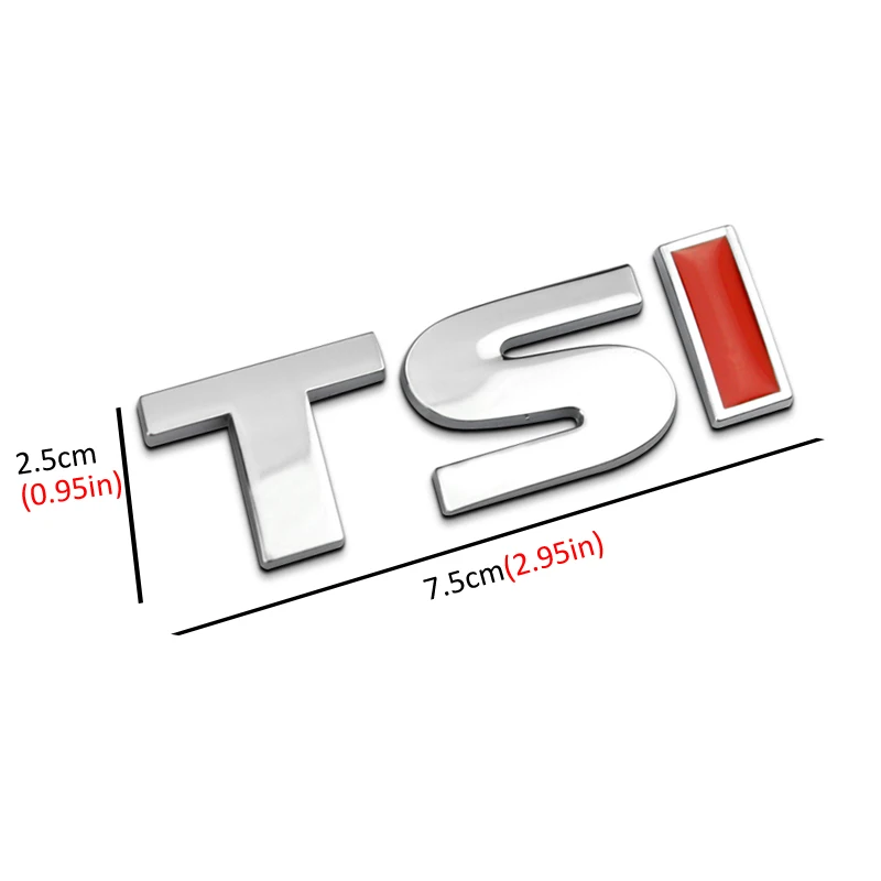 DSYCAR 1 шт. 3D металлический TSI автомобильный боковой крыло задний багажник эмблема значок наклейки для Volkswagen Sagitar, GOLF Magotan Polaris Boracay