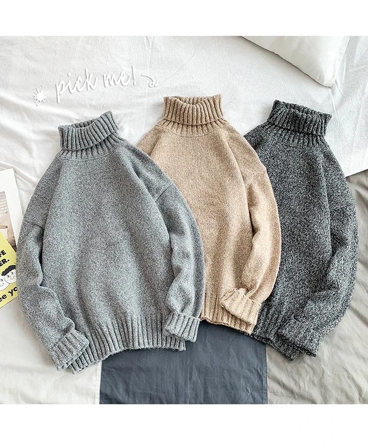 Зимний повседневный мужской свитер Slim Fit Knittwear мужской s свитер мужской отложной воротник толстый свитер Размер M-3XL