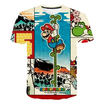 

Mario Children's T-Shirt Children For Boys A Boy Girls Kids 3D Shirts Child Baby 100%polyester Cartoon Tee Tops Clothing 2020