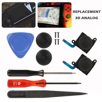 

3D Analog Joycon Joystick For Nintend Switch Thumb Sticks Sensor Replacements Accessories,Joy Con Controller Housing Tool Kit